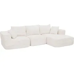 Sofa-Garnitur MCW-P20, 3-Sitzer Loungesofa mit Cord-Bezug