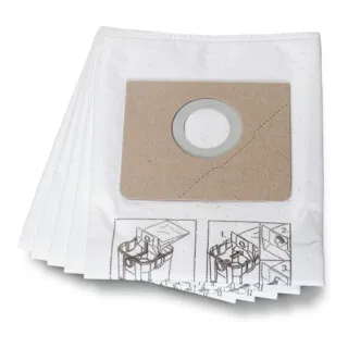 Vliesfiltersack Premium Dustex 25 L - 5 Stück - Hochwertige Vliesfiltersäcke für optimale Staubaufnahme, ideal für saubere Arbeitsumgebungen. Hergestellt in Deutschland.