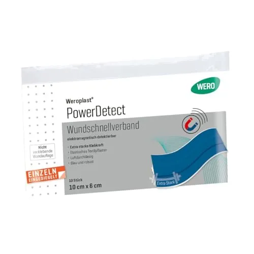 Weroplast PowerDetect Wundschnellverband (10 cm x 6 cm)