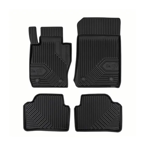 Fußmatten Gummimatten für BMW 3er E90 E91 2004-2012 xDrive TPE Schwarz 4 tlg - 4-teiliges Fußmattenset aus langlebigem TPE, wasserfest und rutschfest. Ideal für den perfekten Schutz Ihres Fahrzeuginnenraums. Passgenau für BMW 3er E90/E91 2004-2012 xDrive.