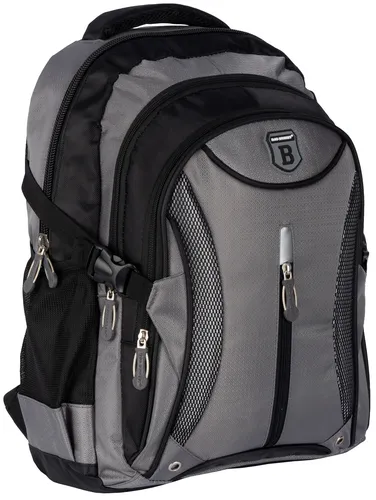Bag Street Rucksack Sport Reisen  Arbeit Freizeit Schulrucksack T0010 Silber