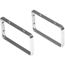 Wandkonsole, chrom, 1 Paar