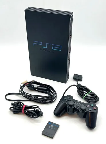 Sony PlayStation 2 SCPH-50004 Heimkonsole 32 MB RAM Schwarz PAL