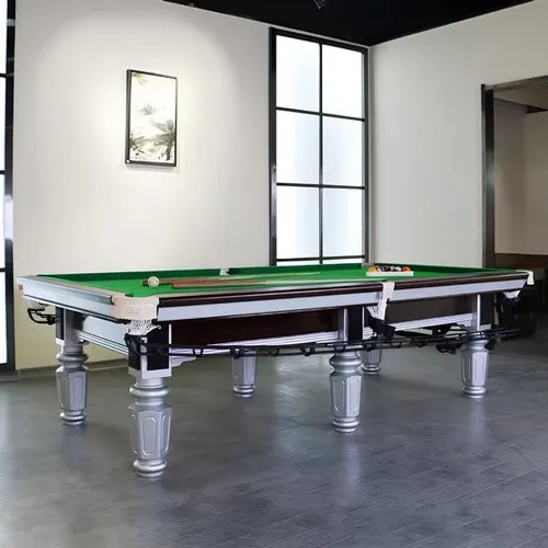 Billardtisch 8ft Pooltisch Kugeltisch für Freizeitspaß - Ideal für gesellige Runden, dieser 8 Fuß Billardtisch bietet Spaß und Unterhaltung. Maße: 260 x 145 x 85 cm, in elegantem Silber gehalten.