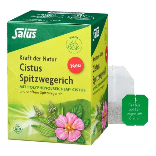 Kraft der Natur Cistus Spitzwegerich Kräutertee von Salus