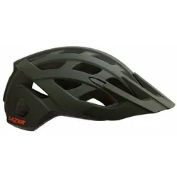 Produktbild LAZER MTB-Helm Roller + NET, Matte Dark Green - Grün