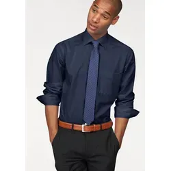 OLYMP Businesshemd Luxor modern fit bügelfrei blau 40 - Business- & Abendmode für Herren, bügelfrei und aus 100% Baumwolle für maximalen Komfort und Pflegeleichtigkeit im Büroalltag.