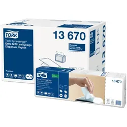Tork 13670 Xpressnap Extra Soft Spenderserviette in weiß von Tork