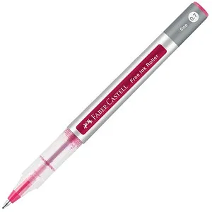 FABER-CASTELL Free Ink Tintenroller grau 0,7 mm, Schreibfarbe: rot, 1 St.