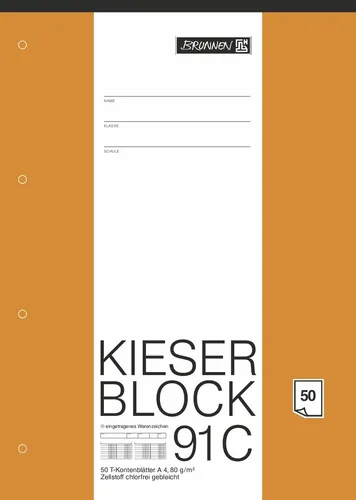 Brunnen 1042931 KIESER-Block T-Konten