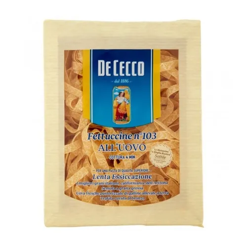 De Cecco Fettuccine Mit Ei Nr. 103 500 Gr. in weiß von De Cecco
