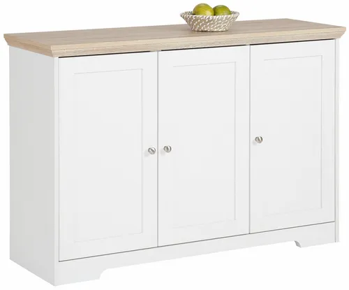 Home affaire Sideboard Nanna, Kommode, Breite 118 cm in weiß von Home Affaire