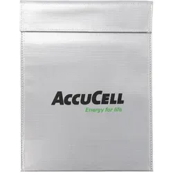 LIPO-SAFE Lipo Schutzbeutel groß, Lipos sicher aufbewahren! 30x23cm Silber 150Gramm, Lipo Guard