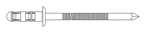 PolyBulb Blindniete Alu/Stahl 4,8 x 11 von GESIPA