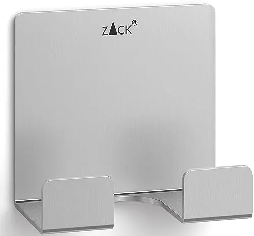 ZACK Potes Rasiermesserhalter 6x3 4x5 5cm gebürstetes Edelstahl