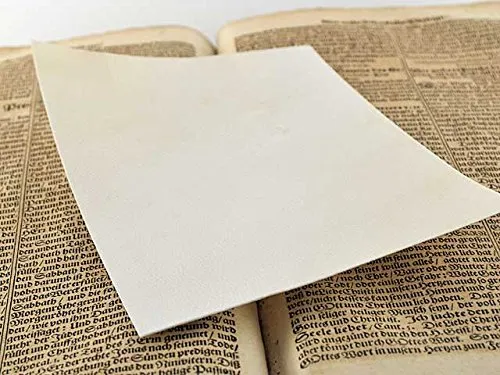 Pergament 30x20cm in weiß von Forum Traiani