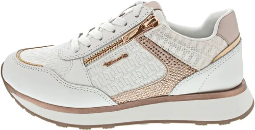 Tamaris Sneaker 1-23755-42 – Bequemer Damen-Sneaker - Damen-Sneaker mit modernem Materialmix und COMFORT-Lining für höchsten Tragekomfort. Ideal für den Alltag mit praktischer Schnürung und herausnehmbarer Sohle.