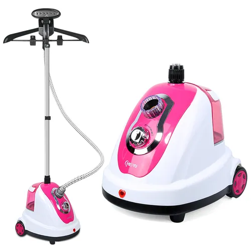Dampfbügeleisen 1.7L Vertikal Dampfglätter 1700W Rosa von Supfine