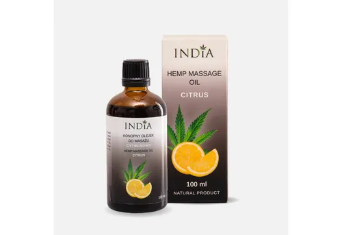 Indiacosmetics Massageöl INDIA Cosmetics Massageöl Zitrus (100 ml)