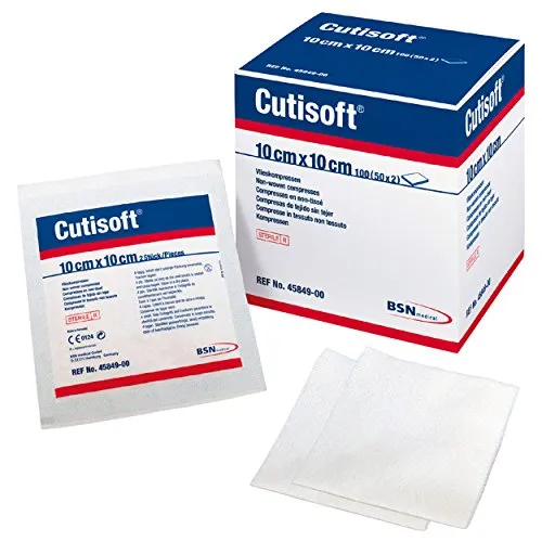 Cutisoft Vlieskompressen 10x10 cm Unsteril