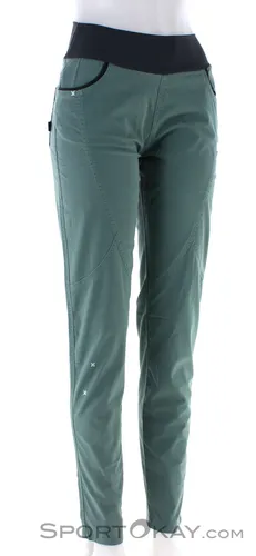 Chillaz Fuji 2.0 Damen Kletterhose - Grün - M - Kletterschuhe & -bekleidung, strapazierfähige und bequeme Kletterhose für optimale Bewegungsfreiheit beim Klettern.