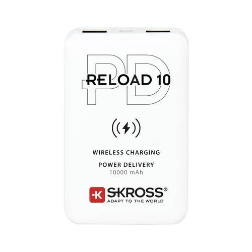 Skross Tragbares kabelloses Ladegerät 10.000 mAh von Skross