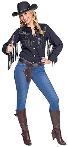 Rubie's Damen Kostüm Westernhemd Karneval Fasching Gr. 38