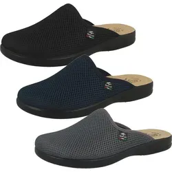 FLY FLOT Hausschuh Schwarz Gr. 40 - Bequeme Pantoffeln für Herren - Entspannen Sie stilvoll mit den FLY FLOT Pantoffeln in Schwarz. Sie bieten ein angenehmes Tragegefühl dank anatomisch geformtem Fußbett und rutschfester Sohle – ideal für Zuhause.