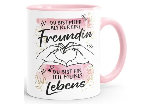 SpecialMe Tasse Tasse beste Freundin Spruch Du bist nicht nur eine Freundin Geschenk, Keramik