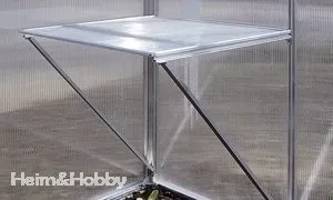 Produktbild Aluminium Arbeitstisch/Pflanztisch für Gartentec Gewächshaus Typ F2 bis F6
