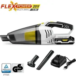 Trotec Akku-Handstaubsauger VC 10-20V - Saugstarker Handstaubsauger mit Wechselakku-System, inkl. Akku und Ladegerät für flexible Reinigung