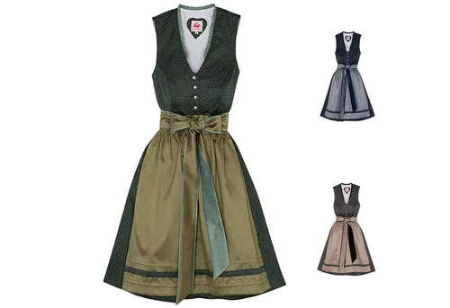 Spieth & Wensky Dirndl Dilliane in grün von Spieth & Wensky