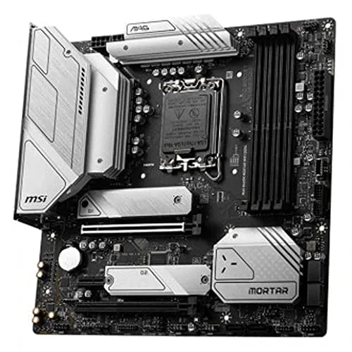 MSI MAG B660M MORTAR WIFI DDR4 Mainboard Micro-ATX - Mainboard für Intel Core 12. Gen, mit überragender Kühltechnik und Wi-Fi 6 für schnelle Netzwerke und hohe Leistung.