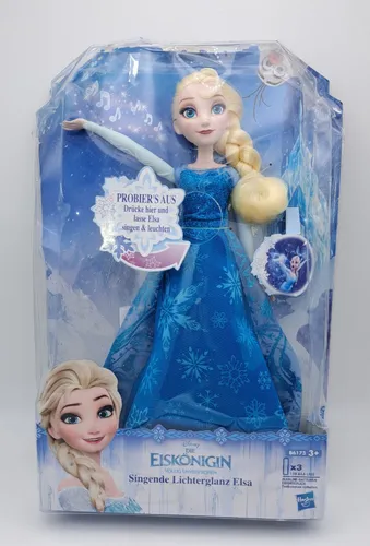 Singende Lichterglanz Elsa Frozen Die Eiskönigin Disney Hasbro 2015 Neu & OVP