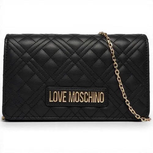 Love Moschino Gequiltete Handtasche für Damen in Schwarz - Elegante Handtasche im klassischen Design, aus hochwertigem Synthetikmaterial. Ideal für stilbewusste Frauen, die Funktionalität und Mode vereinen möchten.