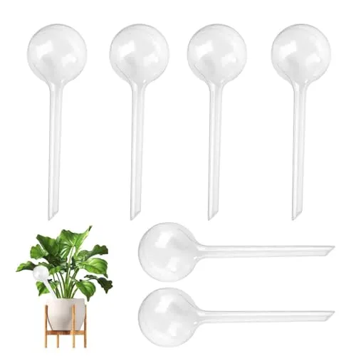 Mtlhbcg Bewässerungskugeln，6 Stück Pflanzenbewässerungskugeln 27.5 x 8 cm Bewässerungskugeln Kunstoffe Automatische Bewässerungssystem für Pflanzen, zum Hausgarten Pflanzen Bewässerung Drinnen Draußen
