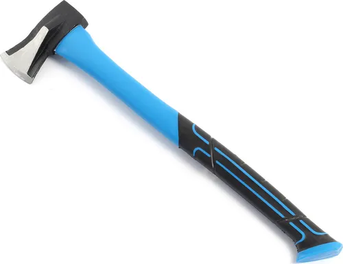 Wiltec Spaltbeil 1000 g mit Fiberglasstiel und Carbonstahlklinge