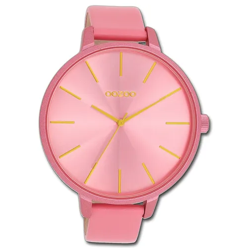 OOZOO Quarzuhr XL Damenuhr C11250 - Armbanduhren mit exzellentem Miyota Quarzlaufwerk und einem stilvollen, großen 48 mm Gehäuse-Durchmesser. Ideal für modebewusste Frauen, die ein auffälliges Accessoire suchen.