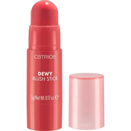 Catrice Dewy Blush Stick, Rouge, Nr. 010, Rot, strahlend frisch, vegan, ohne Parfüm, ohne Alkohol, ohne Parabene, 1er Pack (5g)