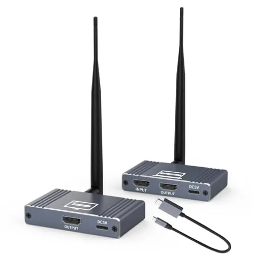 Wireless HDMI Sender und Empfänger Kit – 200m Reichweite, 1080p @ 60Hz