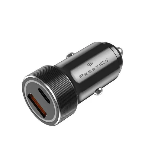 Schnellladegerät USB-C USB-A 20W Ladegerät KFZ Auto Zigarettenanzünder