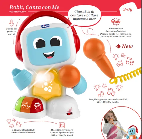 CHICCO 11853 ROBIT Singt Mit Mir