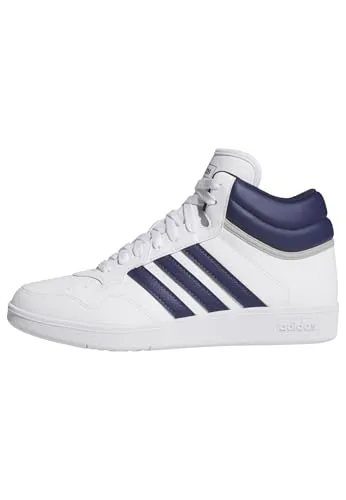 adidas Unisex Hoops 4.0 MID Shoes - Herren-Sneaker mit regulärer Passform, kombiniert Synthetikleder und Mesh für optimalen Tragekomfort und Atmungsaktivität.