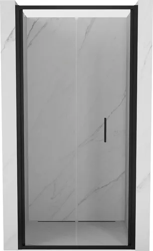 Produktbild Mexen Exo Falttür Duschabtrennung 90 cm – Transparent, Schwarz