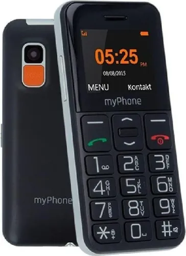 Myphone Halo Easy - Black - Feature Phone mit microSD Slot und LCD-Anzeige, ideal für einfache Kommunikation und unterwegs, kompakt und benutzerfreundlich.
