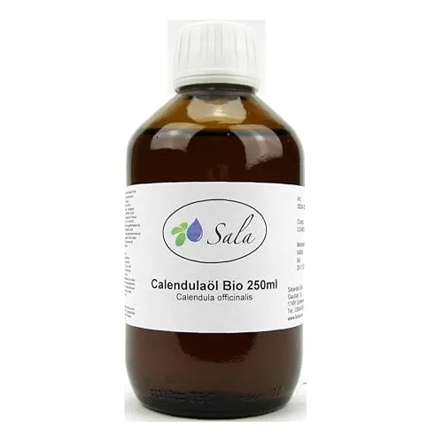 Sala Calendulaöl Ringelblumenöl bio (250 ml Glasflasche)
