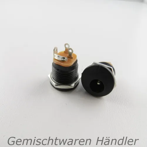 Stromadapter Weiblich Buchse Dc-022 2,1 x 5,5 mm mit Schraubverschluss Strom