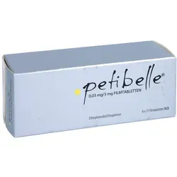 Produktbild Petibelle 0,03mg/3mg Filmtabletten 6X21 St