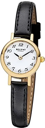 Regent Damenuhr mit Lederband 20mm - Elegante Armbanduhr für Damen mit robustem Miyota Quarzwerk, römischen oder arabischen Ziffern und wasserdicht bis 3 Bar – ideal für jeden Anlass!