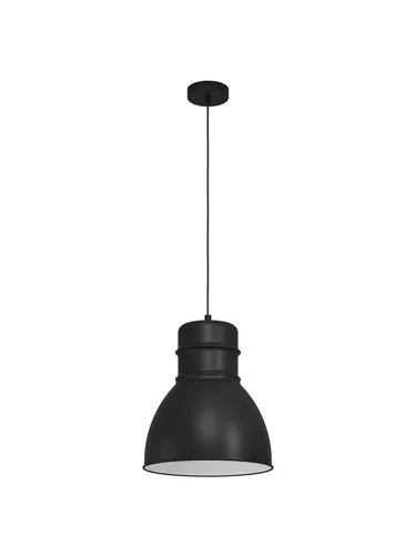 EBURY Hängeleuchte, schwarz-weiß - Moderne Pendelleuchte im New Nordic Style - Lampen: Die EBURY Pendelleuchte vereint Industrial-Charme mit einem eleganten Design und passt perfekt über Esstische oder in Wohnzimmer.